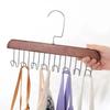 Бытовая вешалка с 8 крючками, многофункциональная, удобная, сушилка, для подвешивания ремней, шляп, жилетов, шелковых шарфов, бытовые товары для хранения