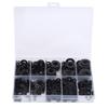 500Pcs Nylon Washers Black Gaskets Set Industrial Supplies M2 M2.5 M3 M4 M5 M6 M8 M10