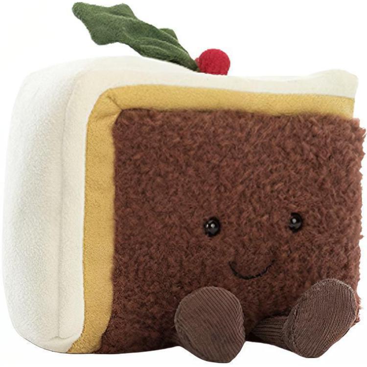 JELLYCAT Еда Забавная Кукла-Торт Плюшевая Кукла Высотой 10 см
