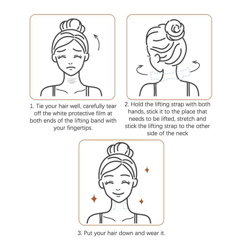 1/5/10/20 шт. мгновенные невидимые наклейки для шеи, глаз, двойной подбородок, V-образная форма