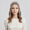 Handmade Bride Fashionable Headband Hair Jewelry Pearls Chain Headbands  Holiday Celebration