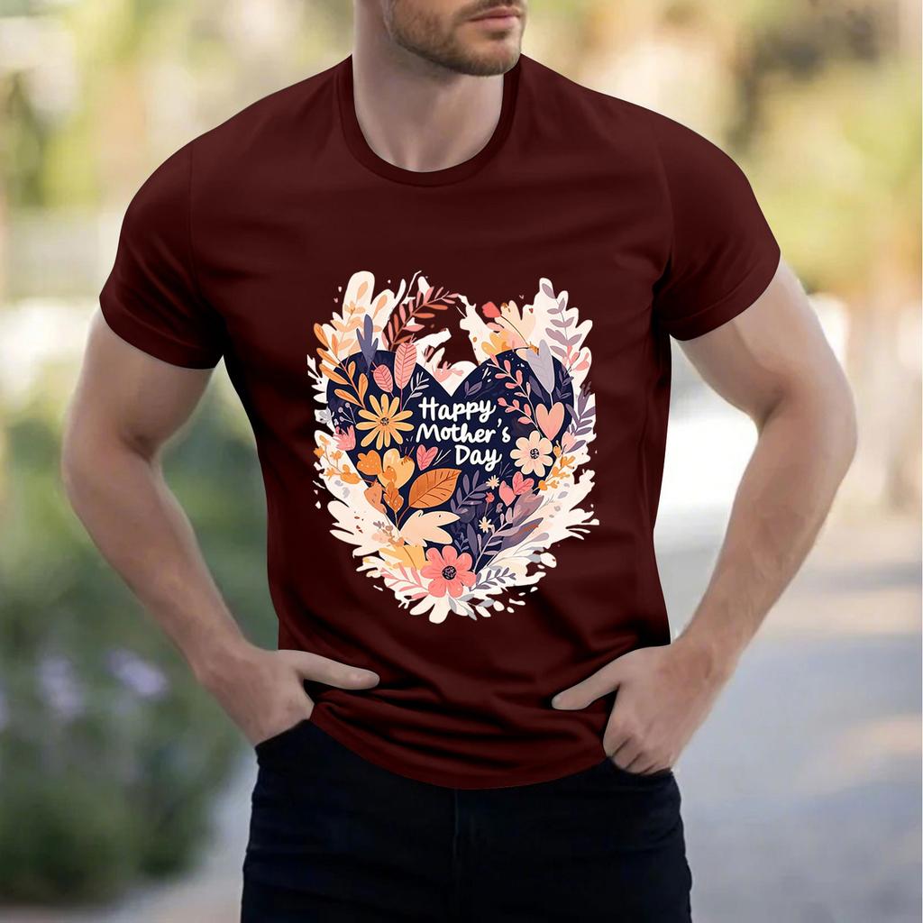 Men's Stand Collar Short Sleeve Shirt Loose Leisure Holiday Shirt Man