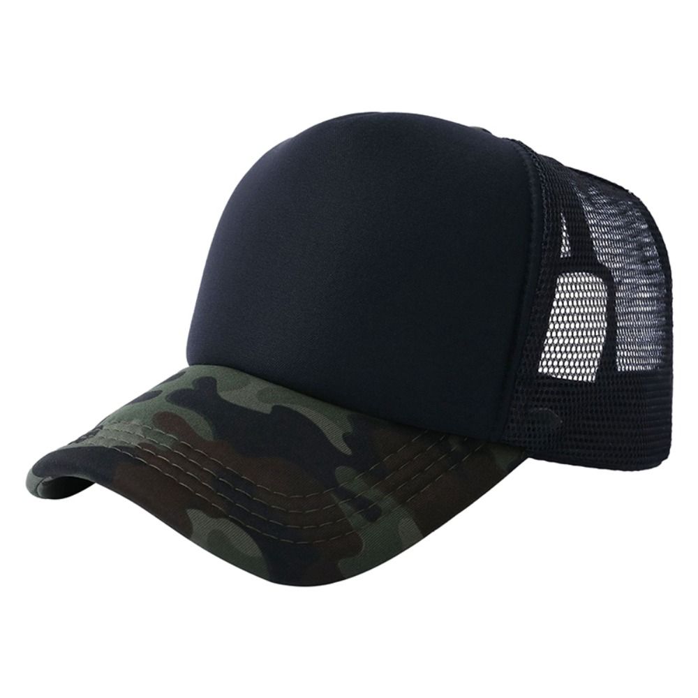 Camouflage Baseball Cap Sun Protection Trucker Cap Casual Driver Cap Summer