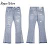 RogueWave Fashion Print Jeans Loose Casual Sports Denim Pants for Men and Women