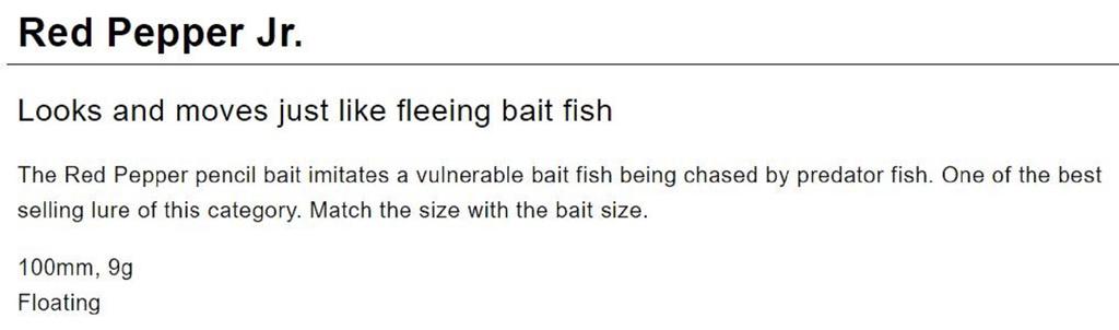 Tiemco Воблер плавающий Red Pepper Jr 100 мм 9 грамм RPJ-521 (8230)