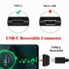 cablecc 10Gbps USB Male to USB Female OTG Data Power Reverse Back Angle 30cm USB-C 3.1 Type-C 3.0-A U-Shaped Cable,