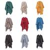 Cashmere Imitation Cloak Shawl Solid Color Windproof Soft Warm Ladies Shawl Jacket Women Autumn Winter Scarf Shawl