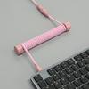 Keyboard Coiled Cable Winder Metal Bar Coil Decorative Rod Multifunctional Coiled USB Cable Weight Bar Gaming Keyboard Decoration Computer Accessories