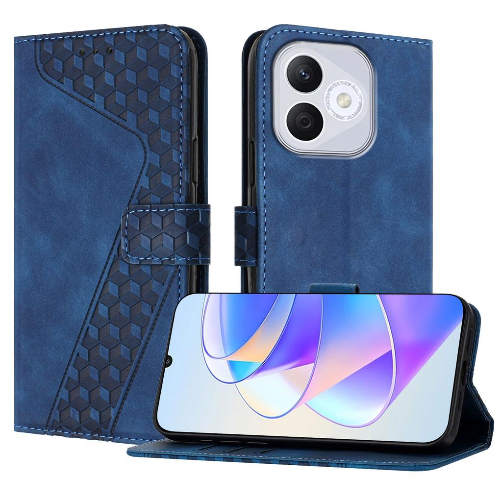 Кожаный чехол для Honor 400 Lite 5G с узором в форме цифры 7, кошелек-подставка, противоударный чехол для телефона