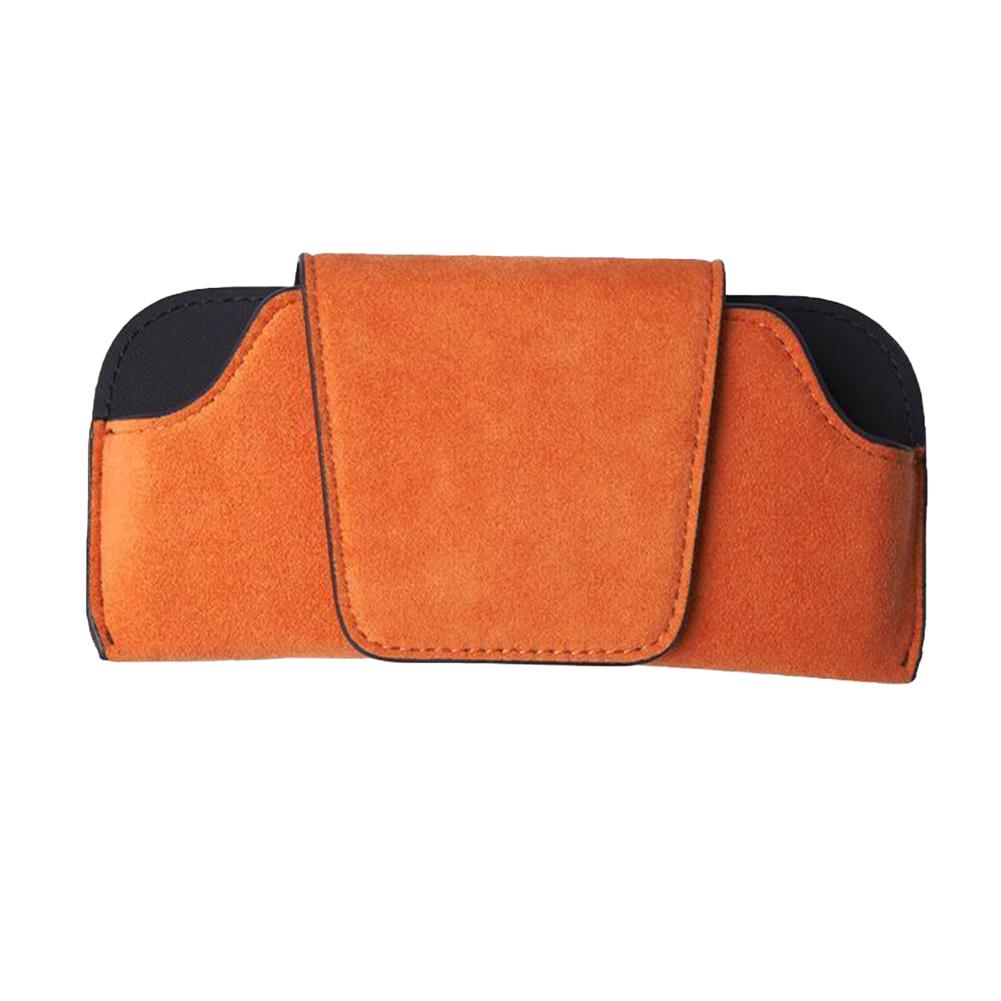 Замшевый автомобильный солнцезащитный козырек держатель очков Премиум износостойкий защитный футляр для солнцезащитных очков автомобильный футляр для хранения очков #468830