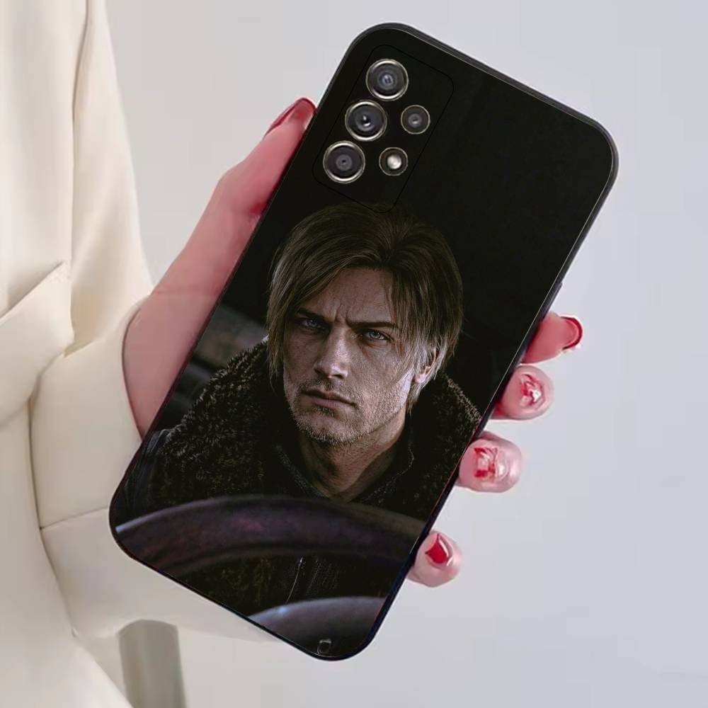 Чехол для телефона R-Residents Evil Леон Кеннеди для Samsung S25,S24,S21,S22,S23,S30,Ultra,S20,Plus,Fe, Мягкий силиконовый черный чехол