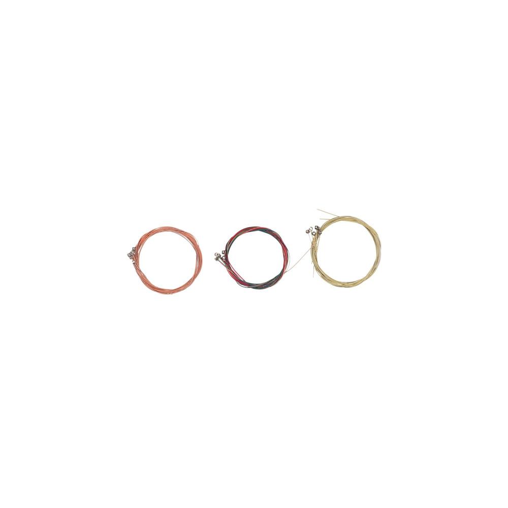 6 Strings Acoustic Guitar Strings Brass Folk Guitar Strings Durable Guitar Steel Strings Guitarist