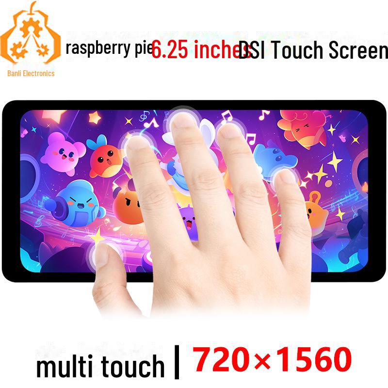 Raspberry Pi 6.25" MIPI DSI сенсорный дисплей 720x1560