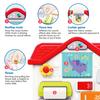 Baby Sensory Toys Montessori Activity House with Lights Music and Realistic Appliance Play for 1018M