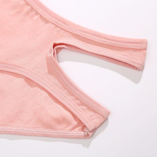 Женские трусики с открытой средней талией, однотонные, эластичные, мягкие, антисептические, дышащие, бесшовные, защищающие от воздействия женские трусы, женские трусы, нижнее белье
