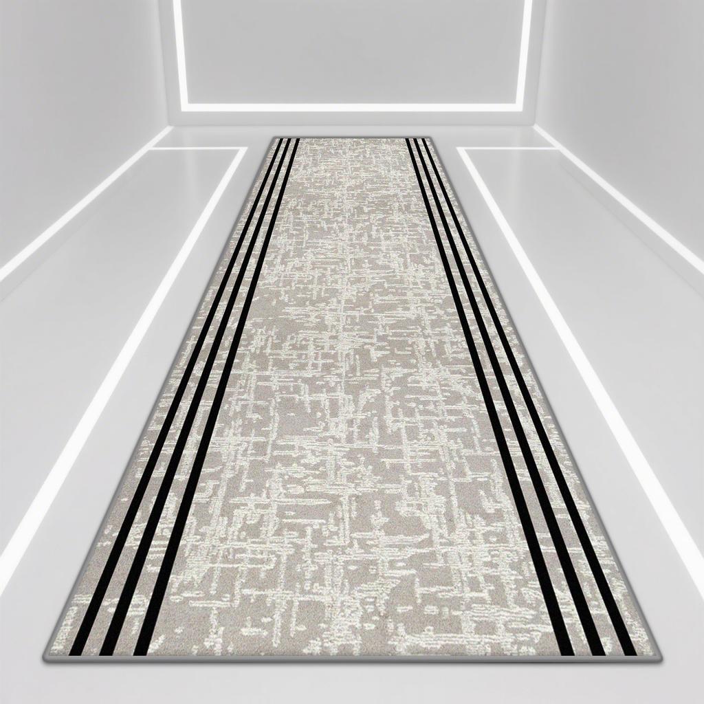 Modern Luxury Corridor Carpet Kitchen Decor Non-slip Runner Rugs Bathroom Passageway Entrance Door Mat Hotel Lobby Long Rug