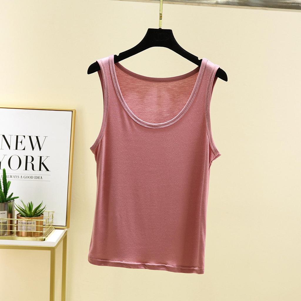 Women's Summer Thin Modal U-neck Slimming Tank Top