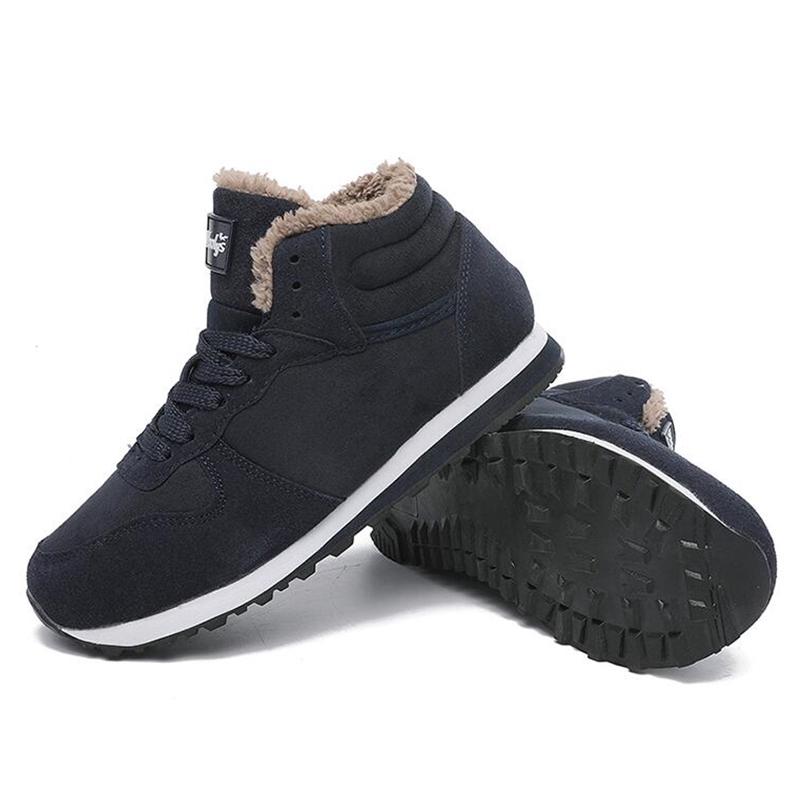 Мужские ботинки, теплая зимняя обувь на меху, мужские зимние ботинки, ботильоны на шнуровке, мужская зимняя обувь, кроссовки