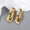 Exaggeration Korean Woman Gift Jewelry Big Earrings Eardrop Chain Drop Earrings