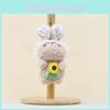 Bunny Holding Flower Plush Doll Keychain Cartoon Plush Toy Decoration Bag