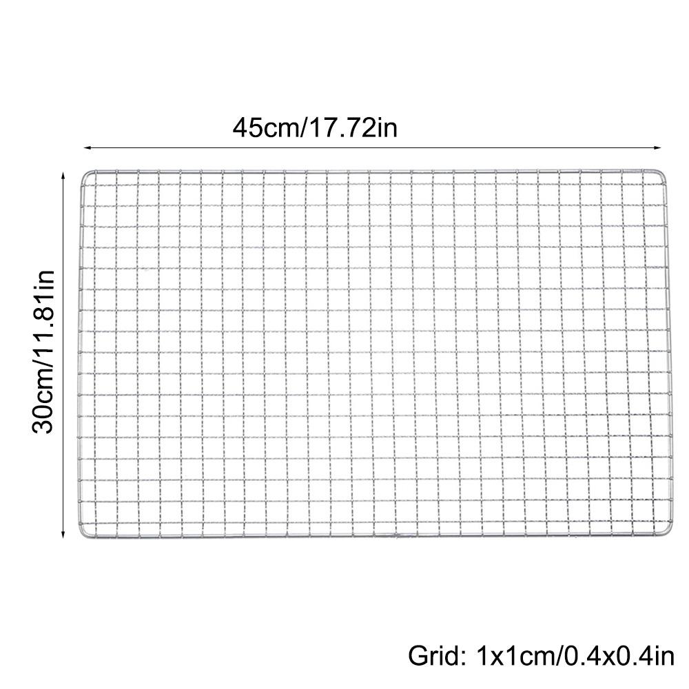 Reusable BBQ Roasting Rack Rectangular Baking Cooling Rack New Firewood Rack  Outdoor Barbeque Oven