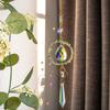 Craft Natural Sun Catcher Hanging Rotating Crystal Ball Pendant Colourful Novelty Rainbow Wind Chime Window