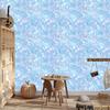 Iridescent glitter wallpaper azure, celadon, blue and white 50x1000