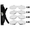 Head-mounted Magnifying Glasses With Led Light For Reading Watchmaker Repair Usb Rechargeable Magnifier 1.5x 2.5x 3.5x 5.0x