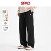 Мужские корейские свободные прямые повседневные спортивные штаны SPAO с изображением медведя