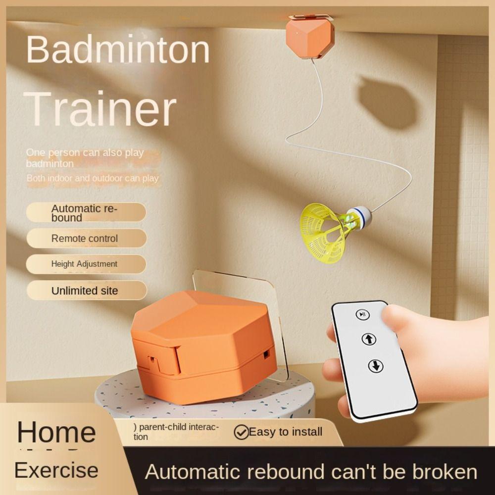 1 Set Spin Electric Badminton Trainer Self Training Shuttlecock For Kids & Adult