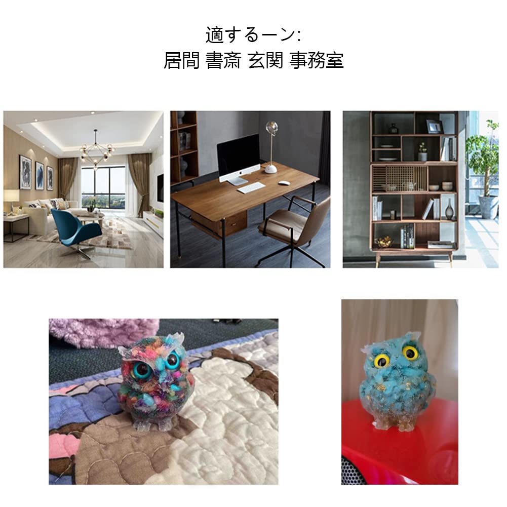 Фигурка совы YUYAKESHI, талисман, милый мини-сова, вход, рябь, каменный чехол, ручная работа, сова из натурального камня, украшение для интерьера из смолы, аксессуары, стол