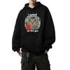 2025 Funny I Eated All The Gas Cat Meme Graphics Hoodies Unisex Harajuku Vintage Pullovers Men Women Fleece Long Sleeve Pullover