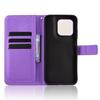Wallet Case for Moto G67 5G - Leather/PU, Purple, With Lanyard