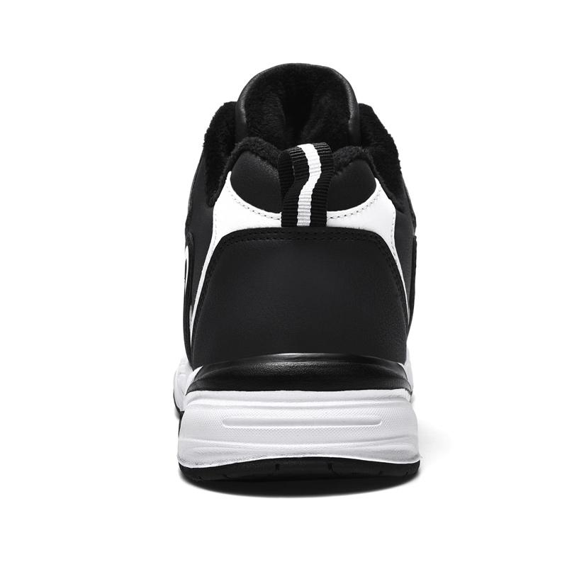 Зимняя мужская повседневная обувь MAITA, кожаная амортизирующая плюшевая прогулочная обувь, уличные зимние ботинки