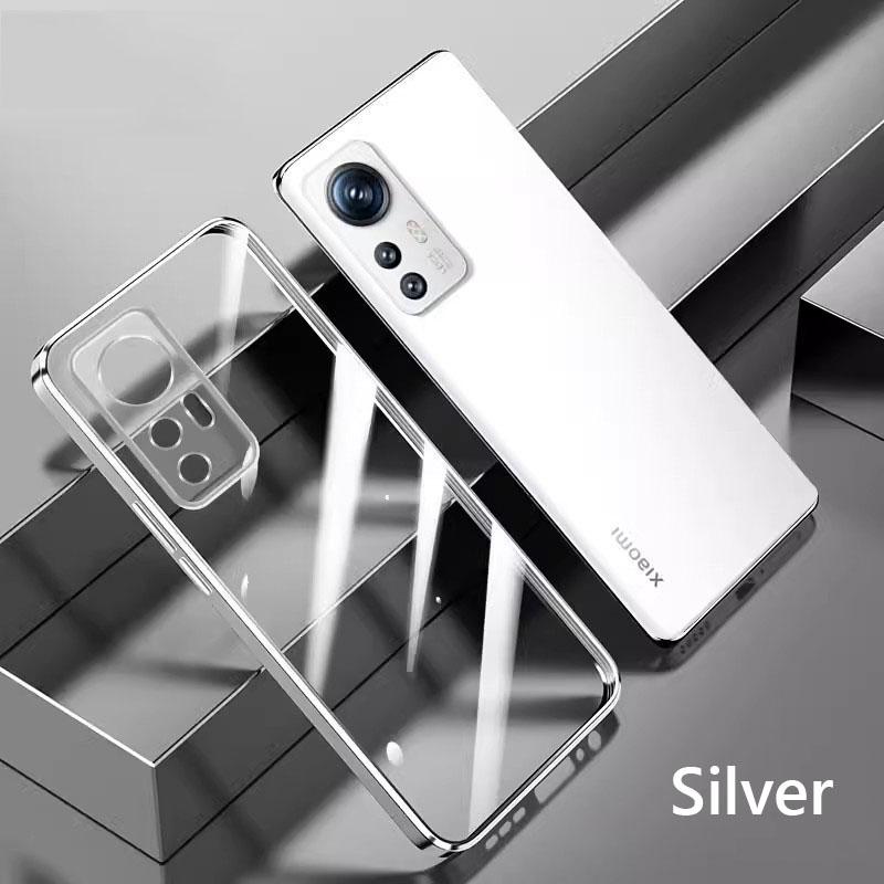 Роскошный чехол-бампер с покрытием и прозрачной задней крышкой для Xiaomi Redmi Note 12S Note12S