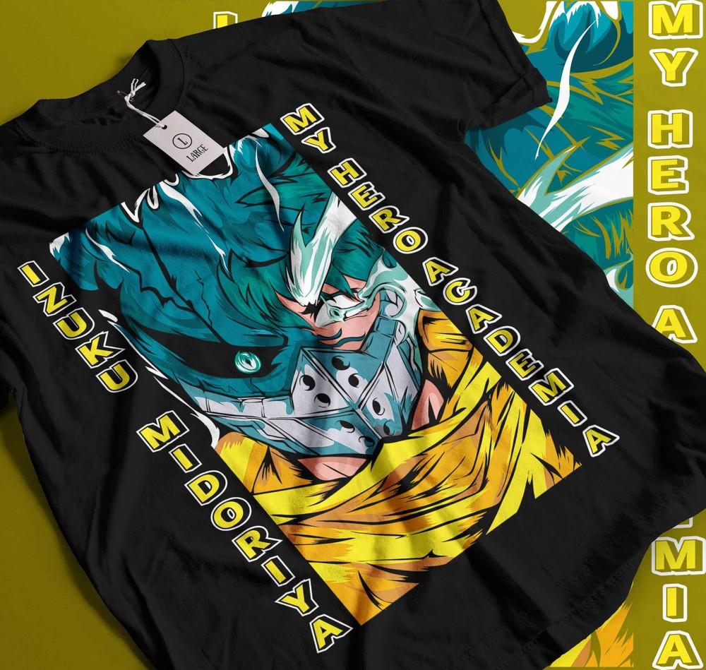 Deku T-Shirt All Might Boku No Hero Academia Katsuki Midoriya Shoto Dabi Gift204