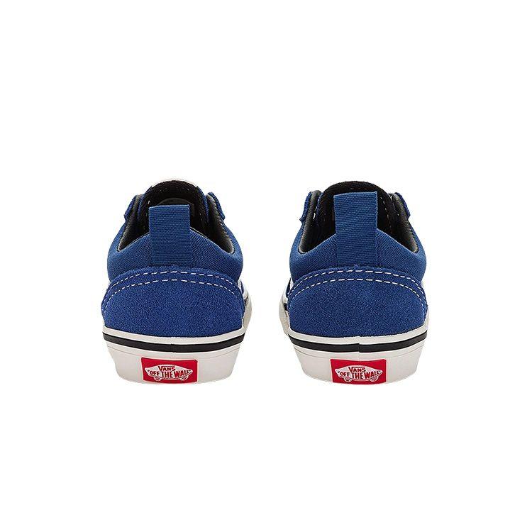 Vans Slip-On Series Comfortable Versatile Low-Top Walking Shoes Baby Shoes Blue VN0A3QU199U