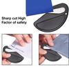 2Pcs/Set Letter Opener Plastic Mini Portable Multi-functional Pointy Tip Safe Sharp Efficient Mail Envelope Opener Cutter Home Office Supplies