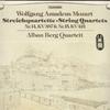 LP Запись ВОЛЬФГАНГ АМАДЕЙ МОЦАРТ, АЛЬБАН БЕРГ - Струнные квартеты ??Струнные квартеты 642039AW Telefunken 1977 Германия Классика Б/У