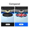Rear View Mirror Protector Frame for mini cooper R50 R52 R53 2006 2005 04 Interior Rearview Mirror Cover Accessories Decorations