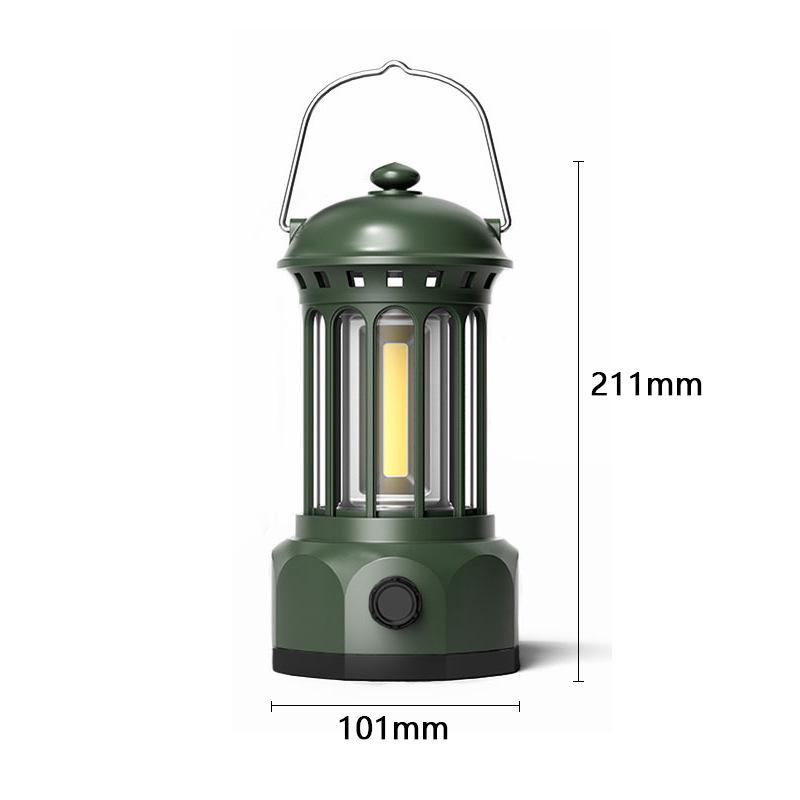 Rechargeable Retro Camping Light: Outdoor Hanging, Handheld Tent Illumination
