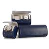 Papten B01501 PU Leather Watch Case Single Travel Portable Blue Organizer