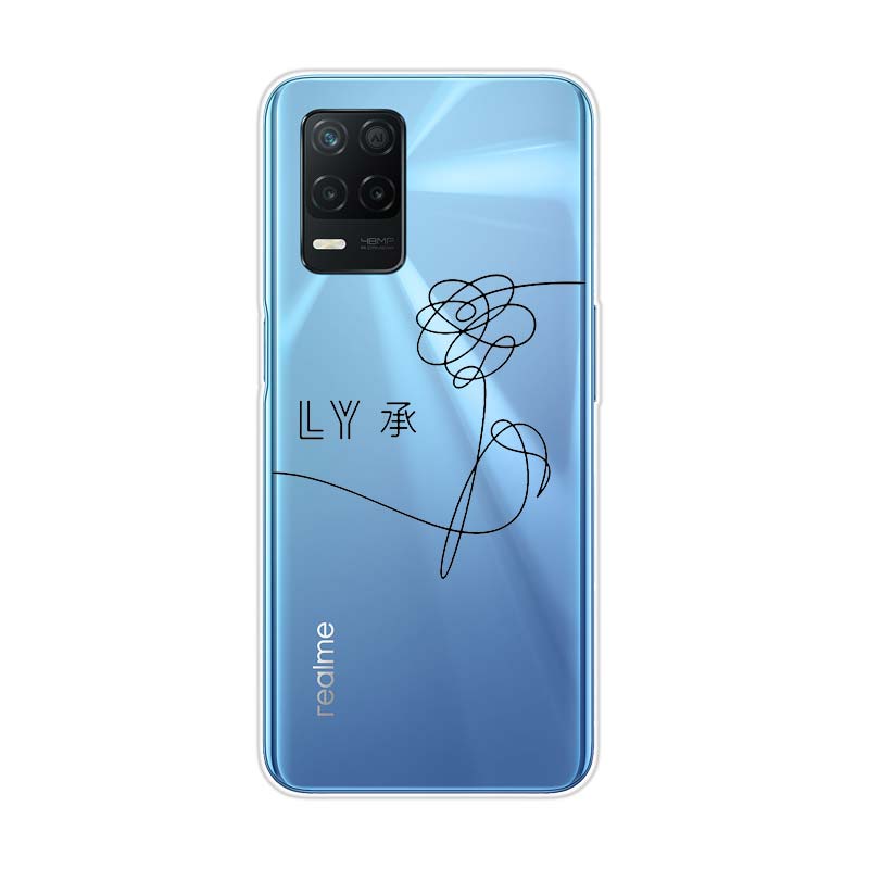 Чехол для телефона Love Yourself Flower Kpop для Realme 8 8i V3 V5 GT Neo Flash Edition Explorer Master Neo2 Narzo 30 50i 50A C21Y