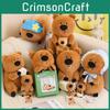 Cartoon Capybara Keychain Plush Dolls Pendant Childrens Toys Birthday Gifts