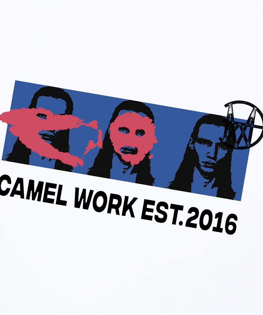 CAMEL WORK Мужская футболка с коротким рукавом для работы (белый)