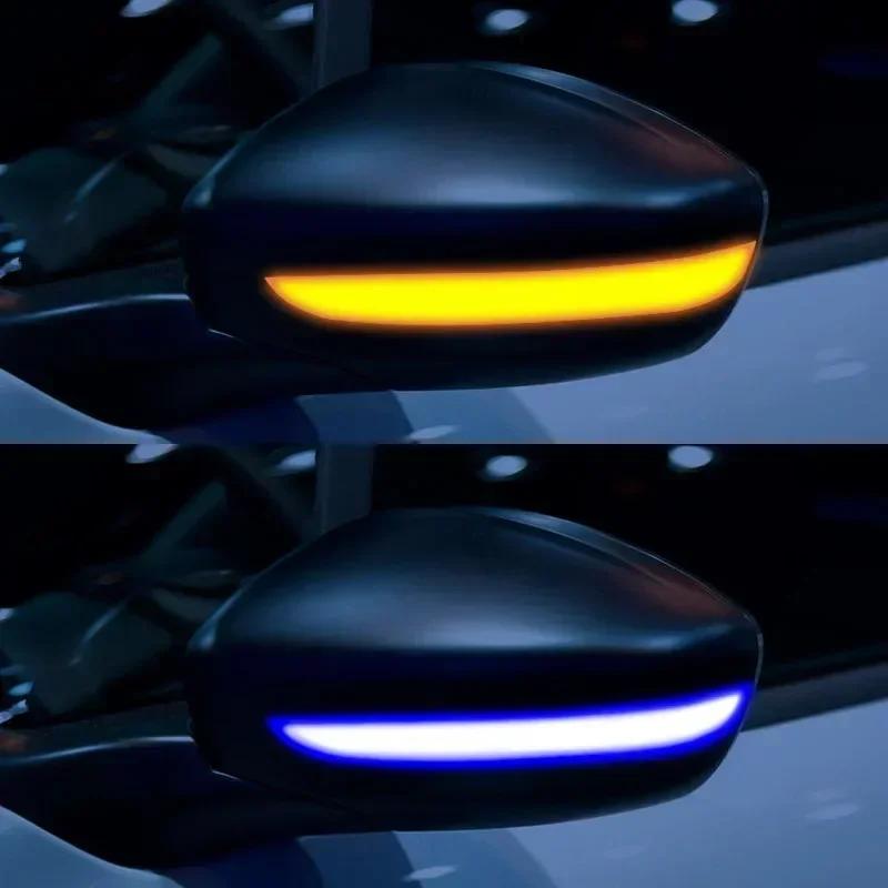 Dynamic LED Side Mirror Blinker Lights Turn Signal Lamps 2PCS For Peugeot 2008 208 2013-2020 For Citroen C3 C4 Cactus 2016-