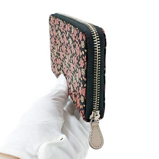 Indenya Inden Long Wallet Kaguwa черный x белый розовый лак 8405