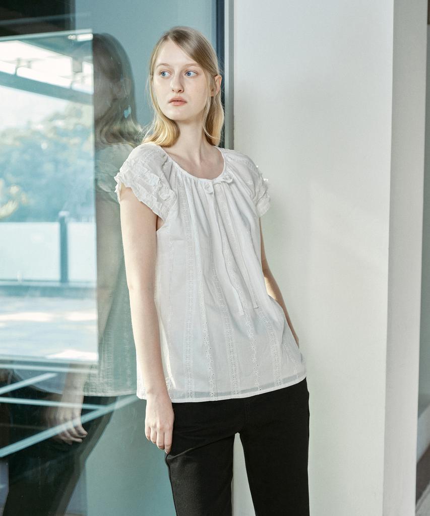 JUCYJUDY Flare Lace Blouse J1Bl329J