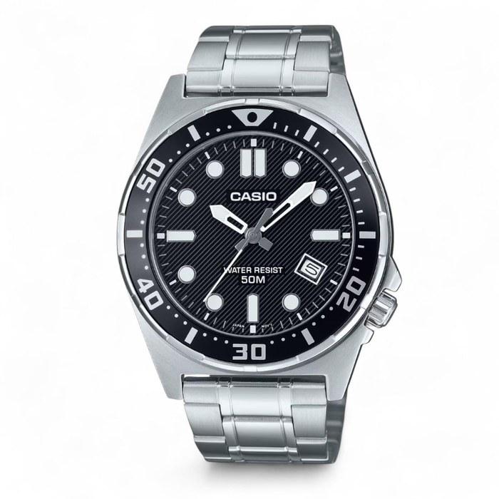 Мужские серебристые часы Casio MTD-135D-1AVDF