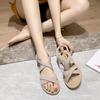 Summer New Wholesale Fashionable Beach Shoes Flat Roman Fairy Style Flat Sandals for Women